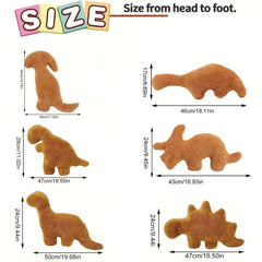 6pcs Dino Nugget Pillow for Easter & Birthday Decorations
