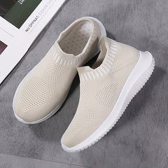 Breathable Lightweight Woven Shoes Soft Sole Shock Absorption Sock Shoes