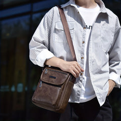 WEIXIER Men's Waterproof Business Messenger Bag