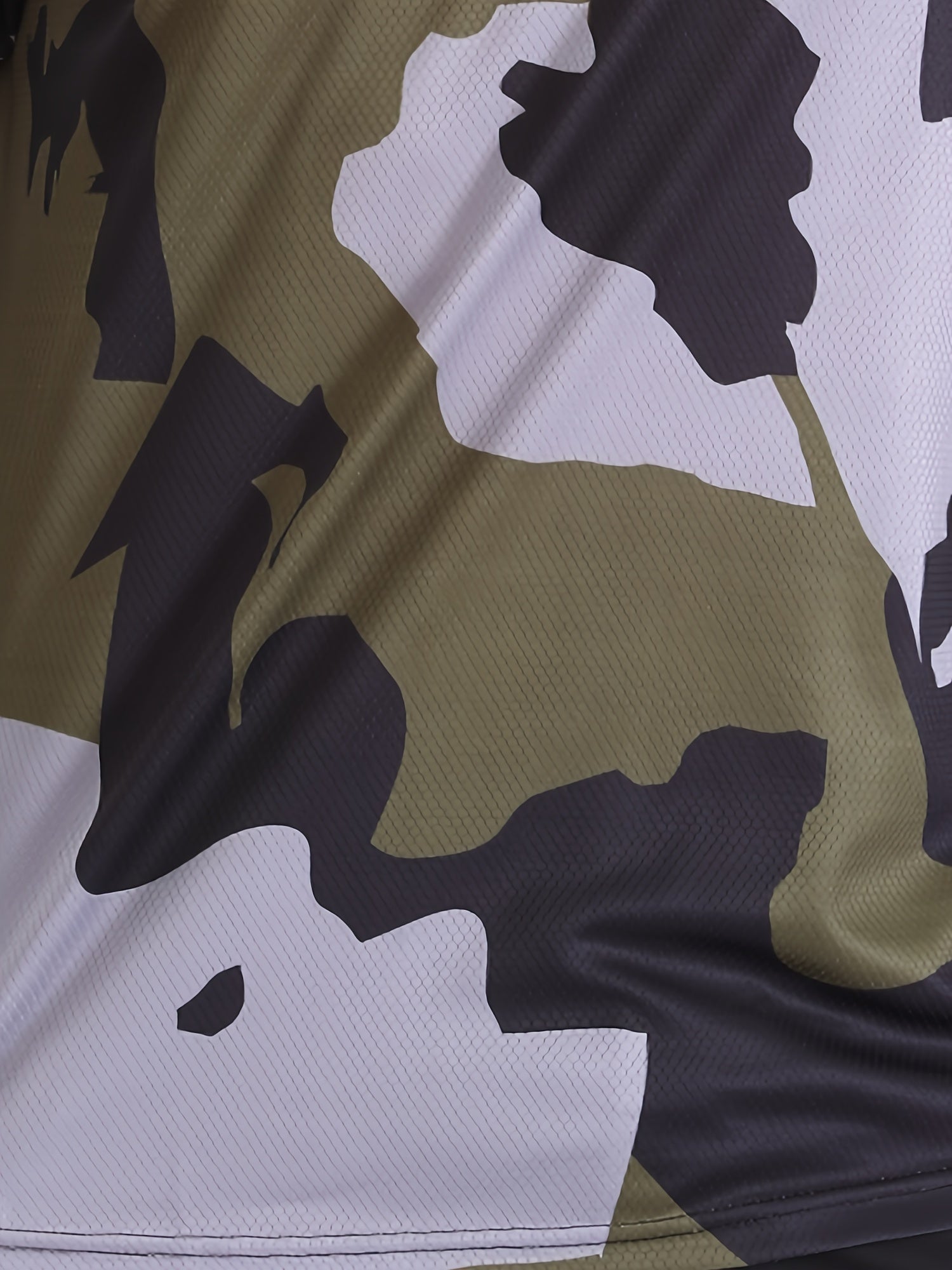 Men's Camo Long Sleeve Motorcycle T-shirt Quick Drying Breathable Top