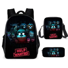 16inch FNAF Bear School Bags Kids Backpack