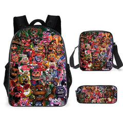 16inch FNAF Bear School Bags Kids Backpack