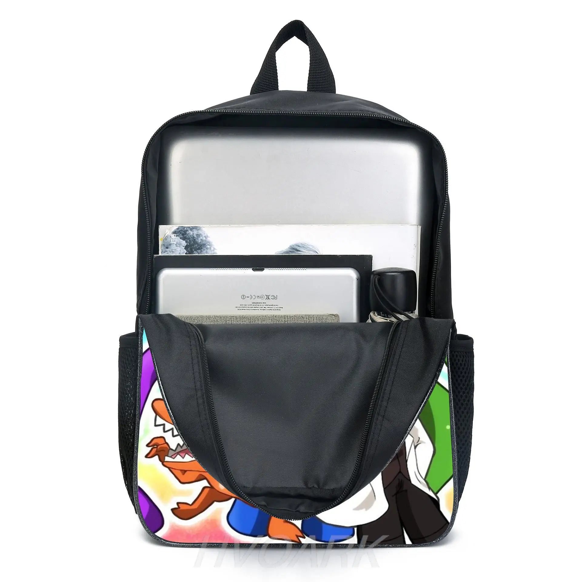 16in RAINBOW Backpack School Bags Boys Girls 3D Print Primary Backpack