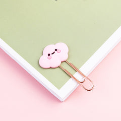 Cute Cartoon Metal Bookmark for Students