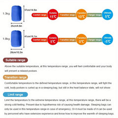 Lightweight Camping Sleeping Bag 5-15&deg;C Temp Outdoor Travel