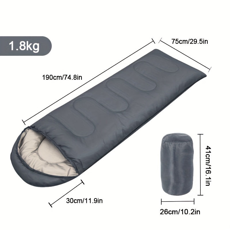 Lightweight Camping Sleeping Bag 5-15&deg;C Temp Outdoor Travel
