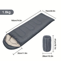 Lightweight Camping Sleeping Bag 5-15&deg;C Temp Outdoor Travel