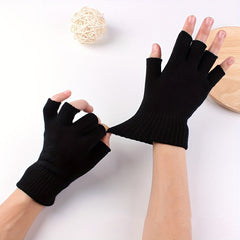 Half Finger Knitted Cycling Gloves for Winter
