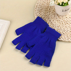 Half Finger Knitted Cycling Gloves for Winter