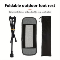 Portable Camping Chair with Detachable Foot Rest