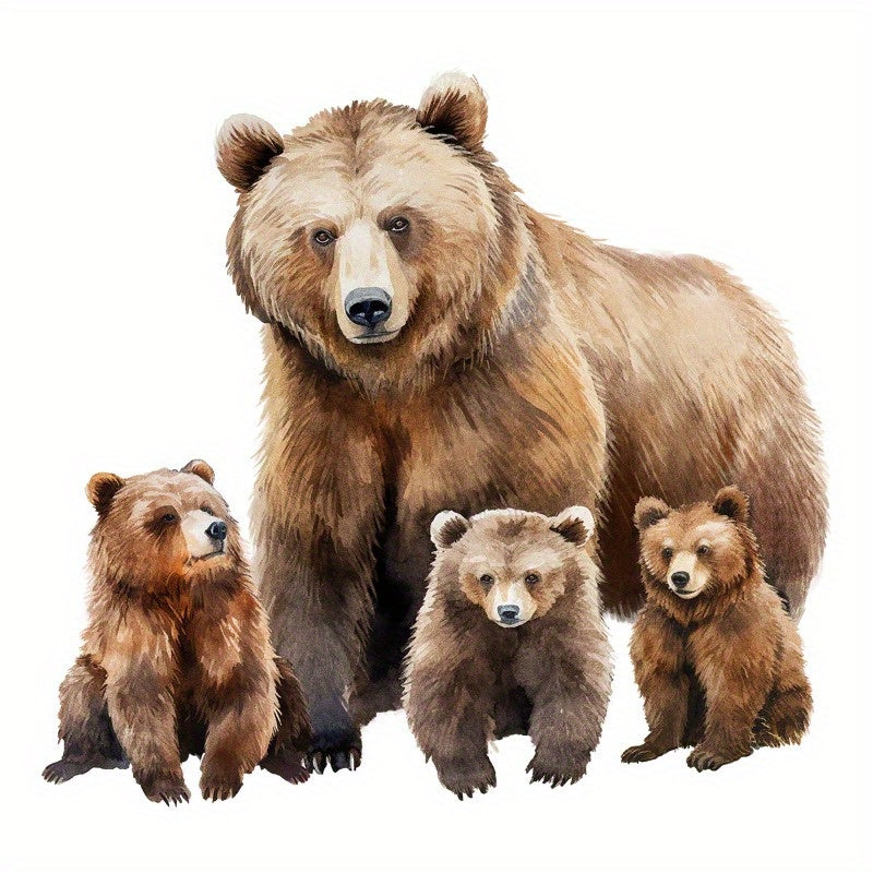 Animal Bear Window Decoration Decals