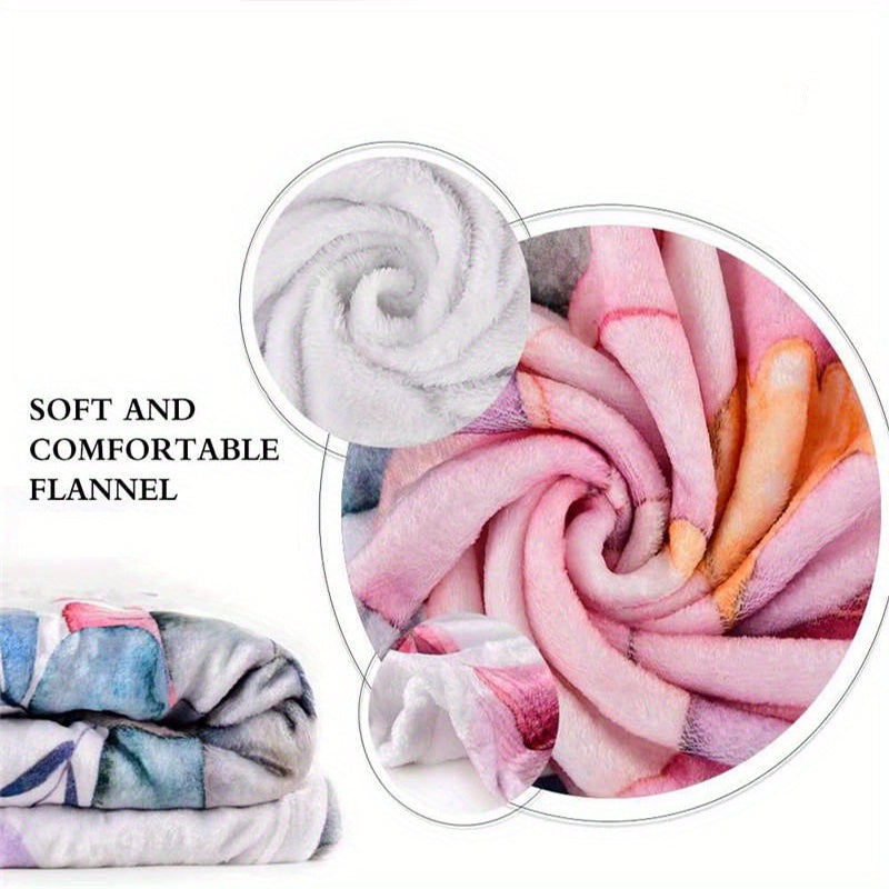 Football Flannel Blanket Cozy Warm Soft Blanket for Traveling
