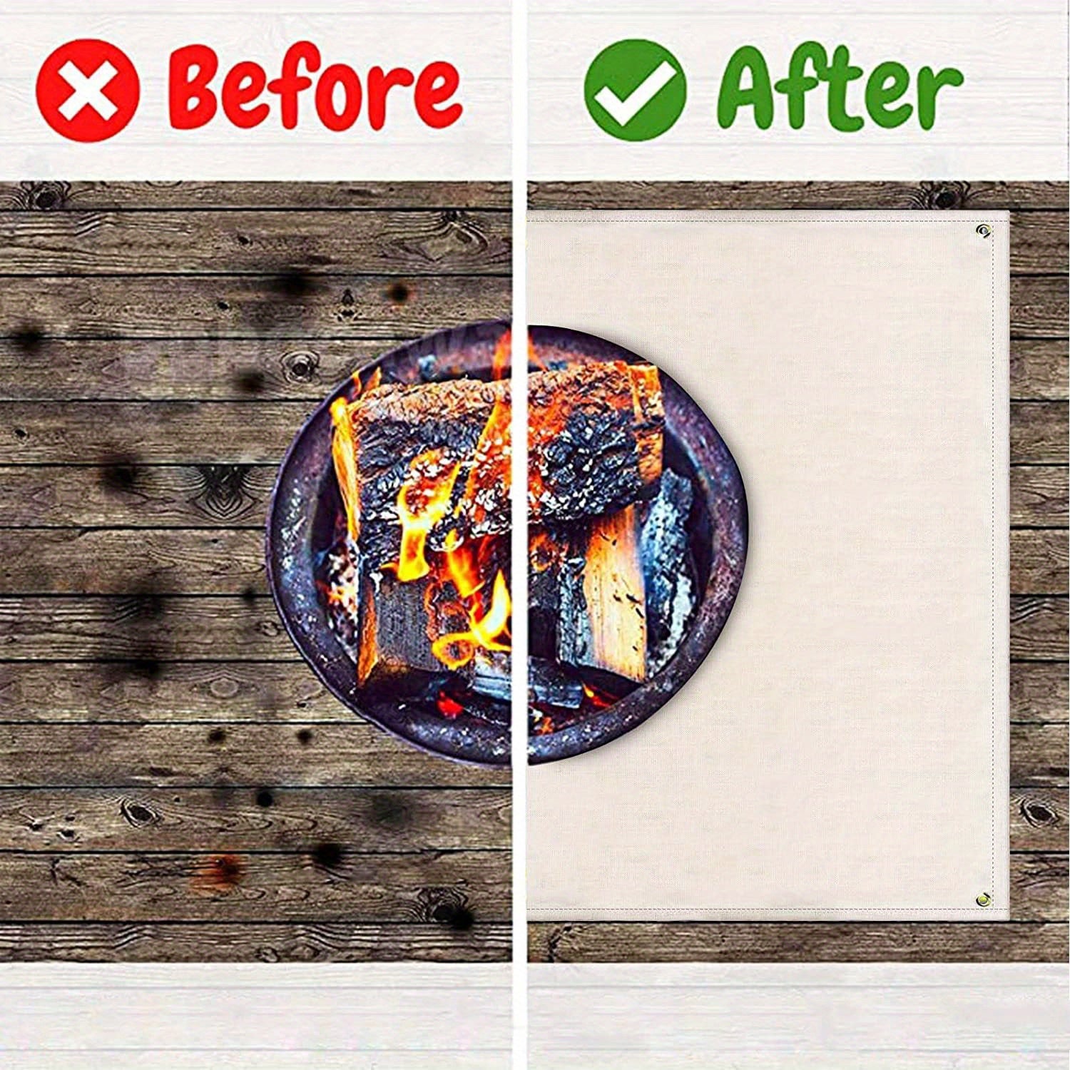 Fireproof High Temp Resistant BBQ Mat