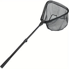 Portable Foldable Fishing Net with Telescopic Pole Handle