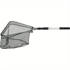 Portable Foldable Fishing Net with Telescopic Pole Handle
