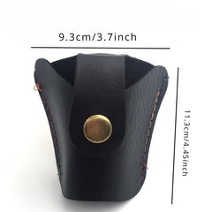 Outdoor Steel Ball Storage Bag Leather Slingshot Hanging Bag