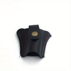 Outdoor Steel Ball Storage Bag Leather Slingshot Hanging Bag
