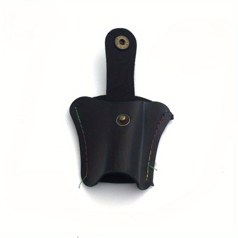 Outdoor Steel Ball Storage Bag Leather Slingshot Hanging Bag