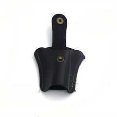 Outdoor Steel Ball Storage Bag Leather Slingshot Hanging Bag