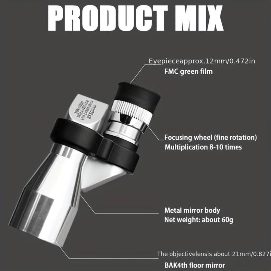 Mini Pocket Zoom Monocular HD Telescope For Camping Hiking Bird Watching