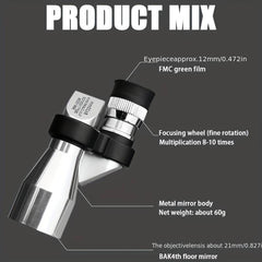 Mini Pocket Zoom Monocular HD Telescope For Camping Hiking Bird Watching
