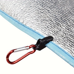 15pcs Windproof Tent Awning Clamps With Carabiner Hook for Outdoor Camping