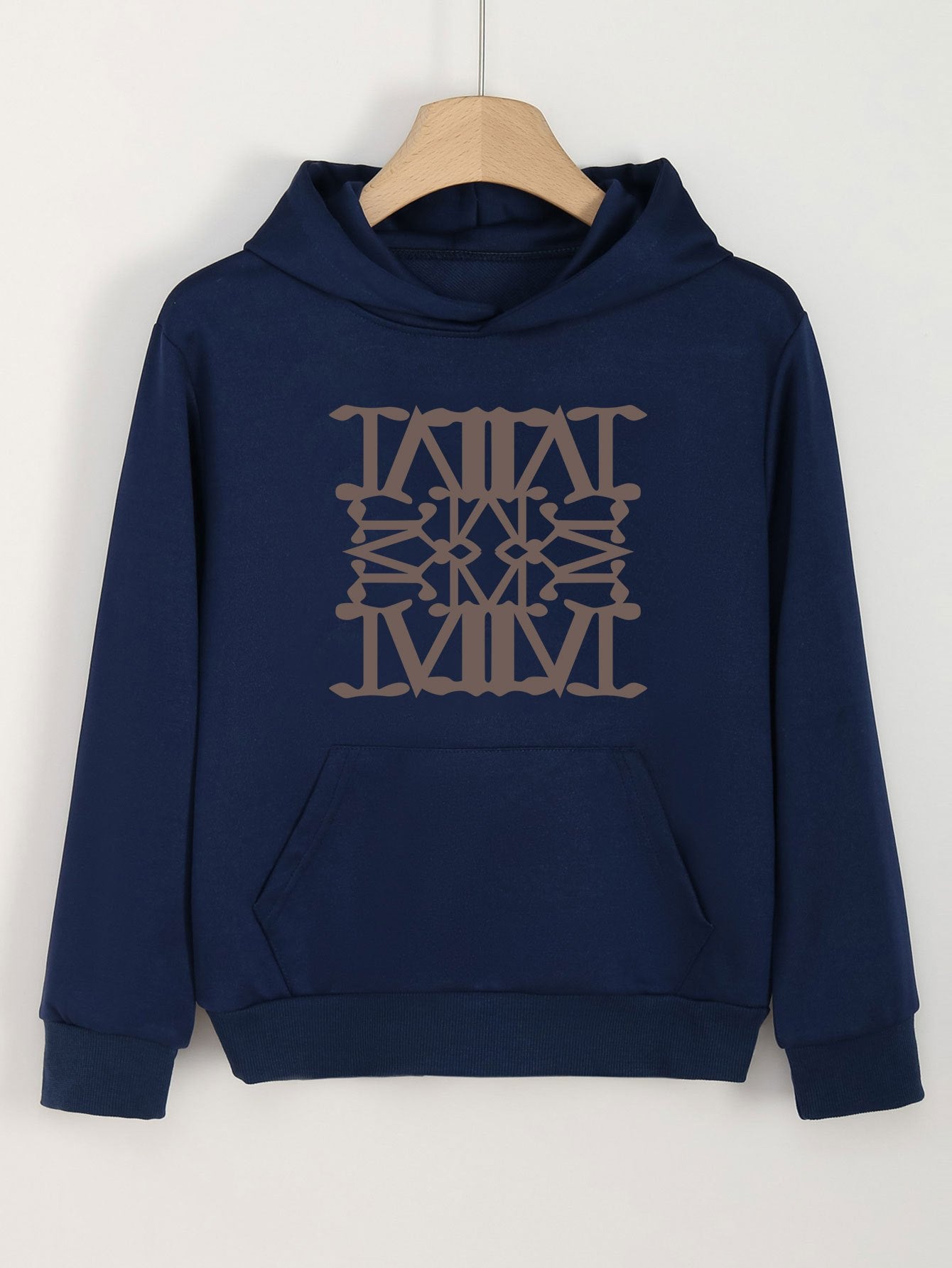 Girls Letter Graphic Hoodie Comfy Hooded Sweatshirt Spring Fall