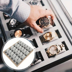 24 Slot Watch Storage Box Wooden Display Organizer Gift Case