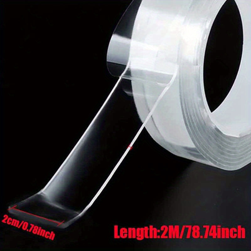 Transparent Nano Tape Washable Reusable Double Sided Adhesive Tape