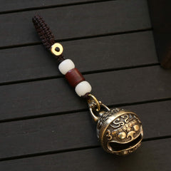 Hollow Out Pixiu Bell Keyring Pendant Gift