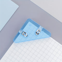 4pcs Transparent Non-slip Dovetail Clip Document Book Clip