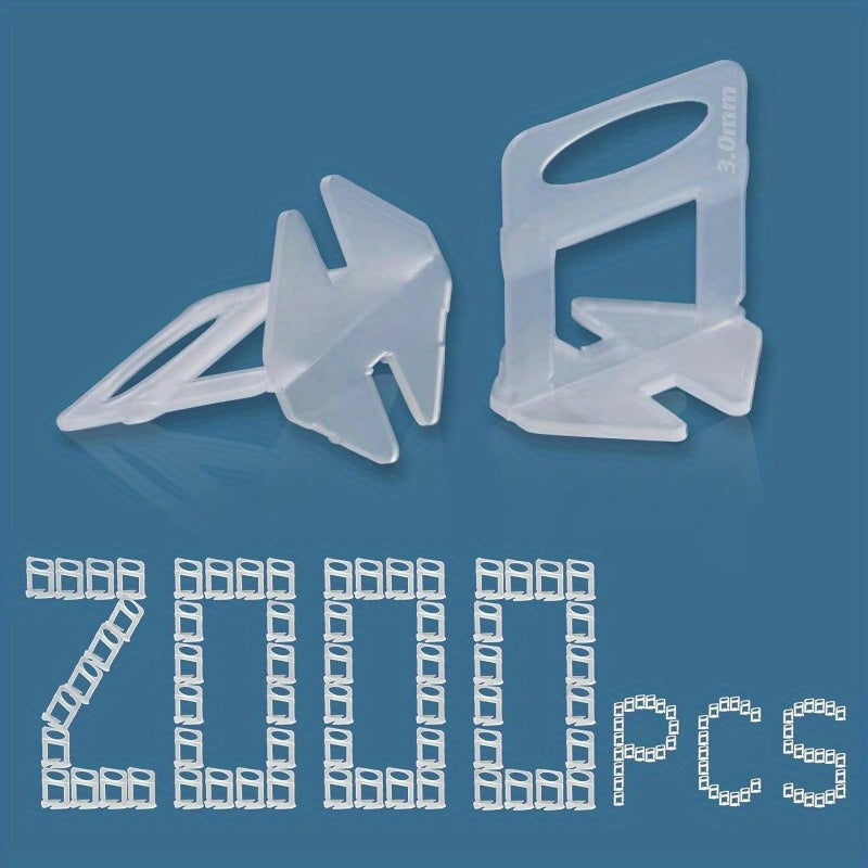 2000pcs Tile Leveling System 1 8 Spacers Tile Leveler Clips