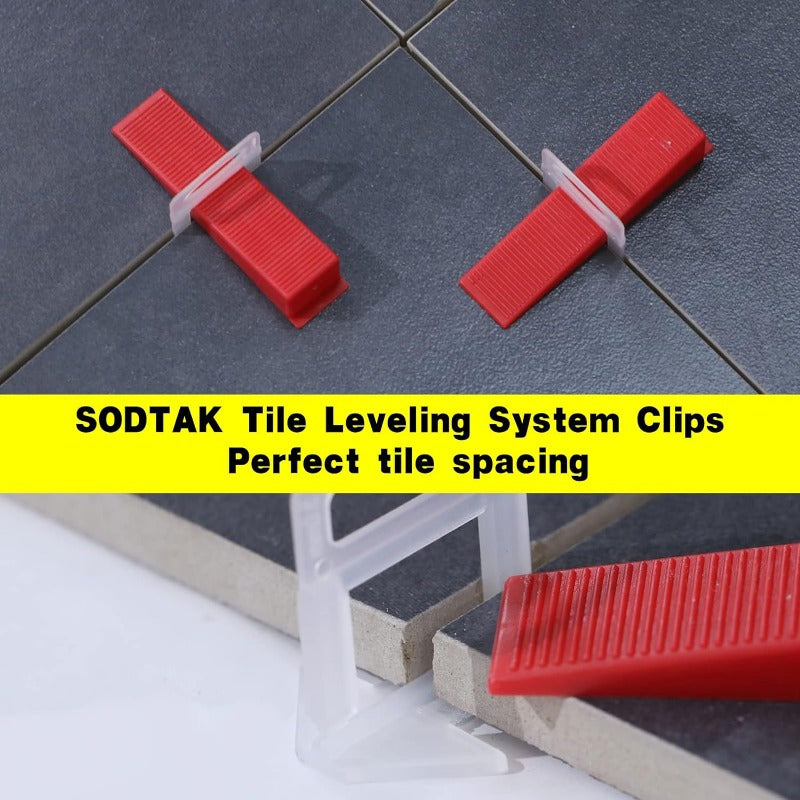 2000pcs Tile Leveling System 1 8 Spacers Tile Leveler Clips