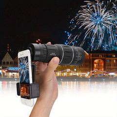 16x52 Monocular Telescope For Smartphone High Powered HD Compact Monocular