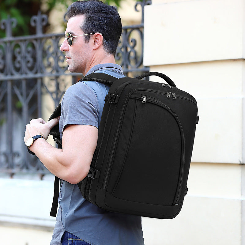 Large Capacity Men's Travel Backpack for Business Trips
