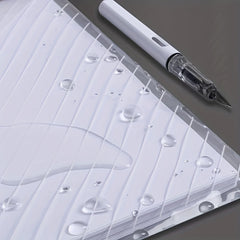 5pcs Transparent Waterproof File Bag Large Capacity Office Supplies