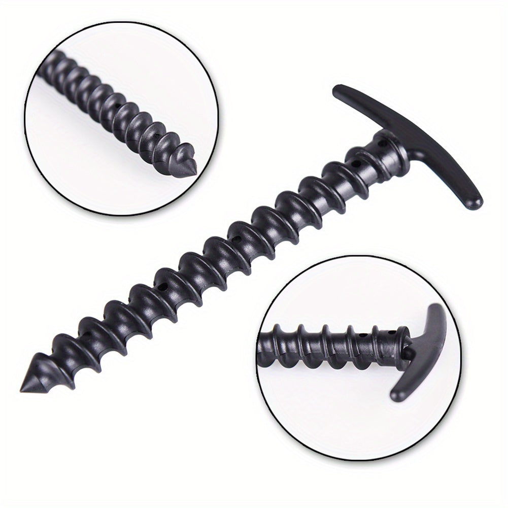 16pcs Camping Stakes and Screw Stakes Lightweight Tent Ground Nails