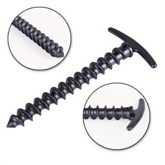 16pcs Camping Stakes and Screw Stakes Lightweight Tent Ground Nails