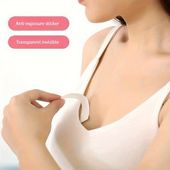 50pcs Invisible Anti Slip Stickers For Clothing And Body Double Sided Tape