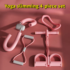 4pcs Yoga Core Training Set Leg Training Clip & Stretching Ring