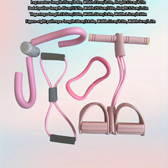 4pcs Yoga Core Training Set Leg Training Clip & Stretching Ring