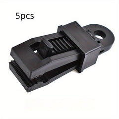 5pcs Outdoor Tent Clips Windproof Plastic Buckle Camping Gear