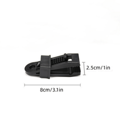 5pcs Outdoor Tent Clips Windproof Plastic Buckle Camping Gear
