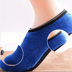 Warm Velvet Boat Socks Anti-skid Thickened Floor Socks for Women