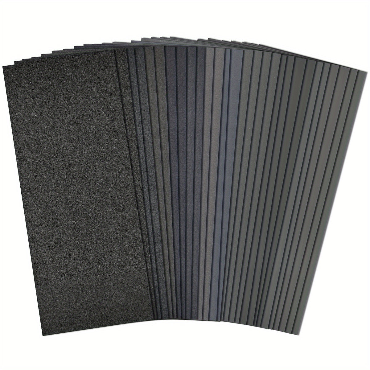 28pcs Wet/Dry Sandpaper Assorted Grits 120-3000 Waterproof Abrasive Sheets