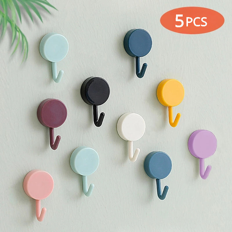 Self Adhesive Wall Hooks for Coat Bag Towel Storage