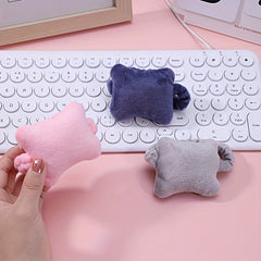 2pcs Mouse Pad Wrist Protector Small Pillow Office Staff Keyboard Typing