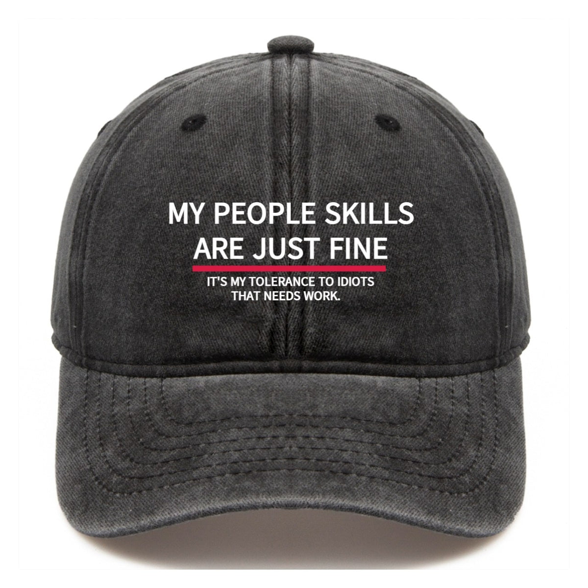 Letter Printed Baseball Cap Adjustable Outdoor Sun Hat