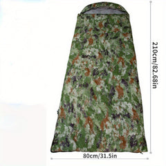 Camouflage Down Sleeping Bag Warm Camping Sleeping Bag