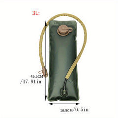 3L Water Bag for Camping Hiking Travel - Portable Sports Water Container